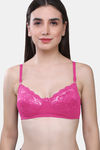 Maroon Clothing Double Layered Non Wired Medium Coverage Lace Bra (Pack of 2) - Multicolor — thumbnail 2